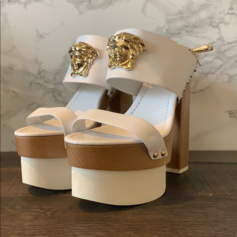 Versace Platform Sandals *Read Description*